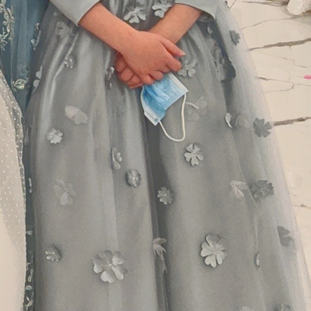 Girl's ball gown - formal (girls size 8.5) blue